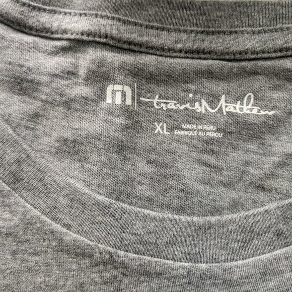 Men's Travis Mathew Golf T Shirt Size XL Spike The Punch Dad Bod Christmas NEW - Picture 4 of 6